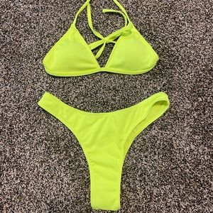 NEW Neon Yellow Bikini